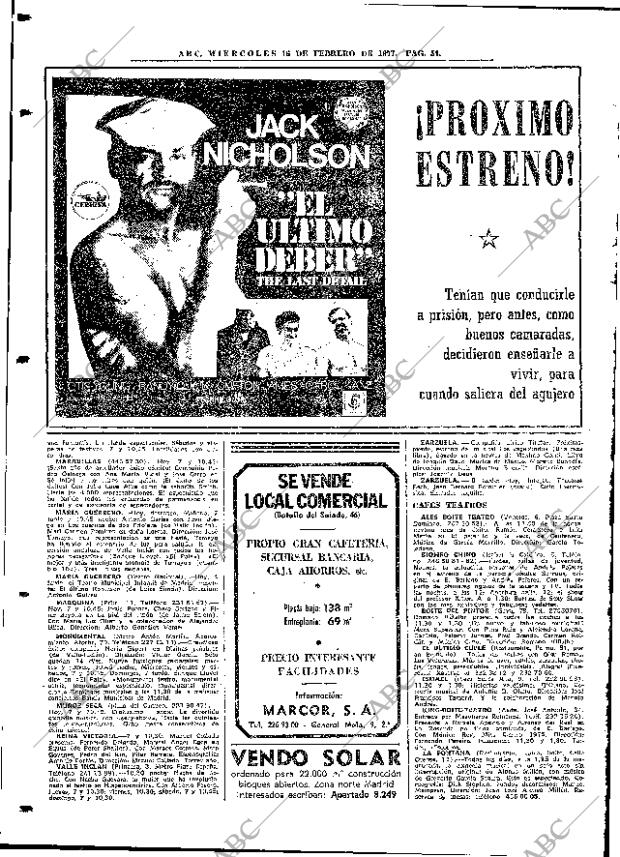 ABC MADRID 16-02-1977 página 66