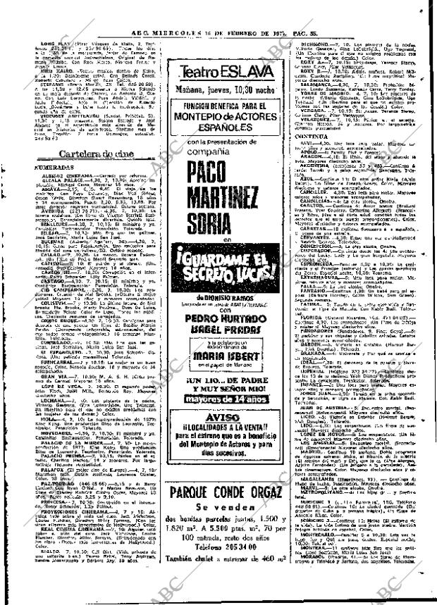 ABC MADRID 16-02-1977 página 67