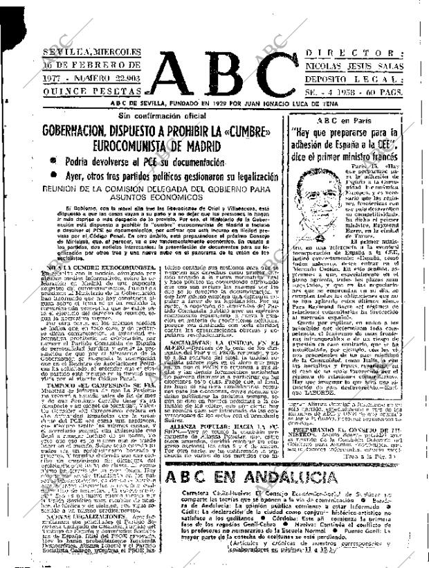 ABC SEVILLA 16-02-1977 página 15