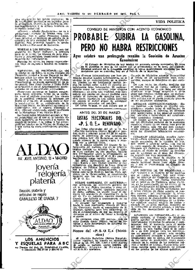 ABC MADRID 18-02-1977 página 19