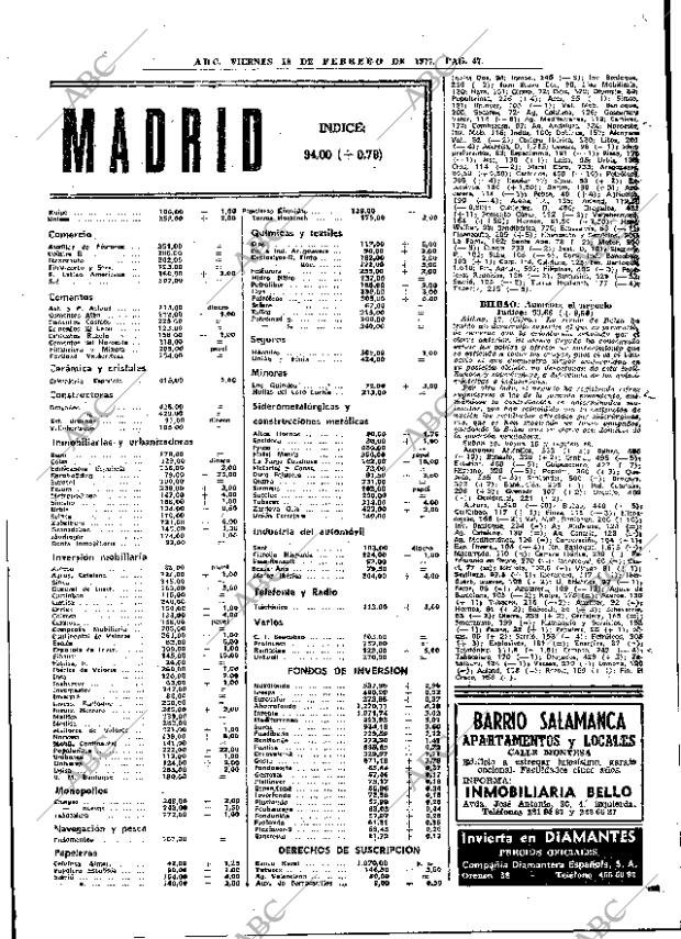 ABC MADRID 18-02-1977 página 59