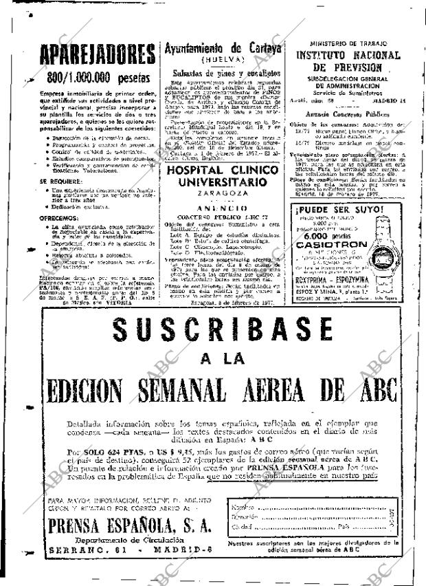 ABC MADRID 18-02-1977 página 90