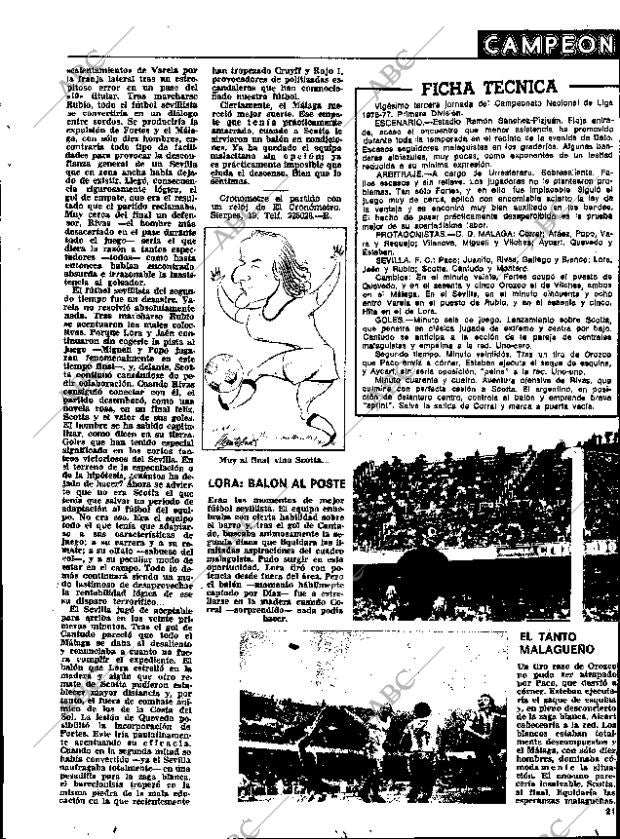 ABC SEVILLA 22-02-1977 página 21
