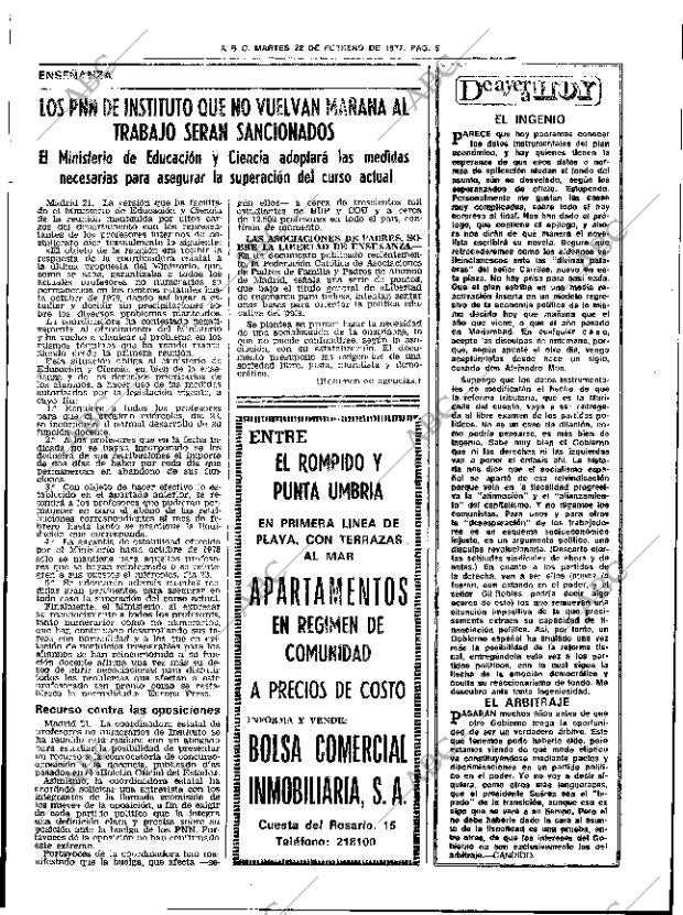 ABC SEVILLA 22-02-1977 página 35