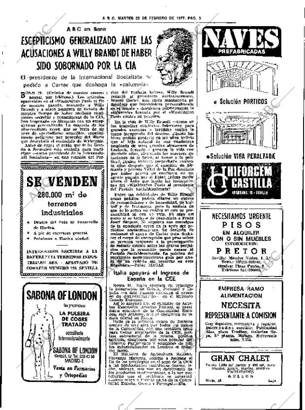 ABC SEVILLA 22-02-1977 página 39