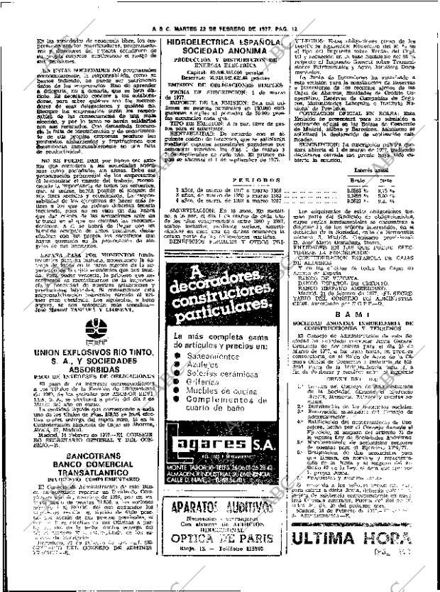 ABC SEVILLA 22-02-1977 página 42
