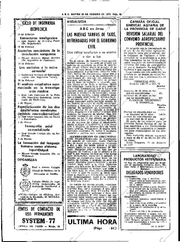 ABC SEVILLA 22-02-1977 página 48