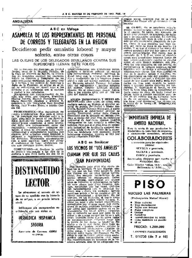 ABC SEVILLA 22-02-1977 página 49