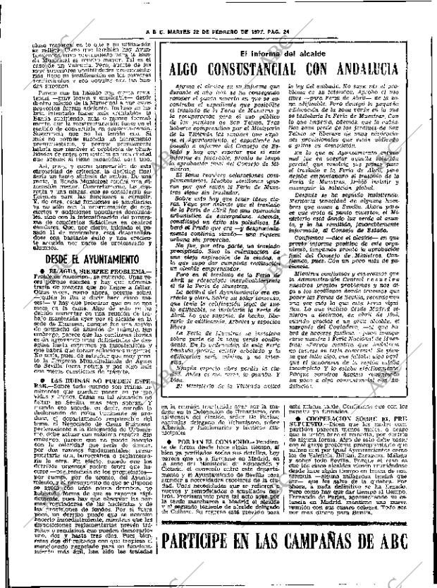 ABC SEVILLA 22-02-1977 página 54