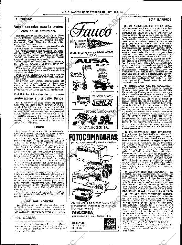 ABC SEVILLA 22-02-1977 página 58