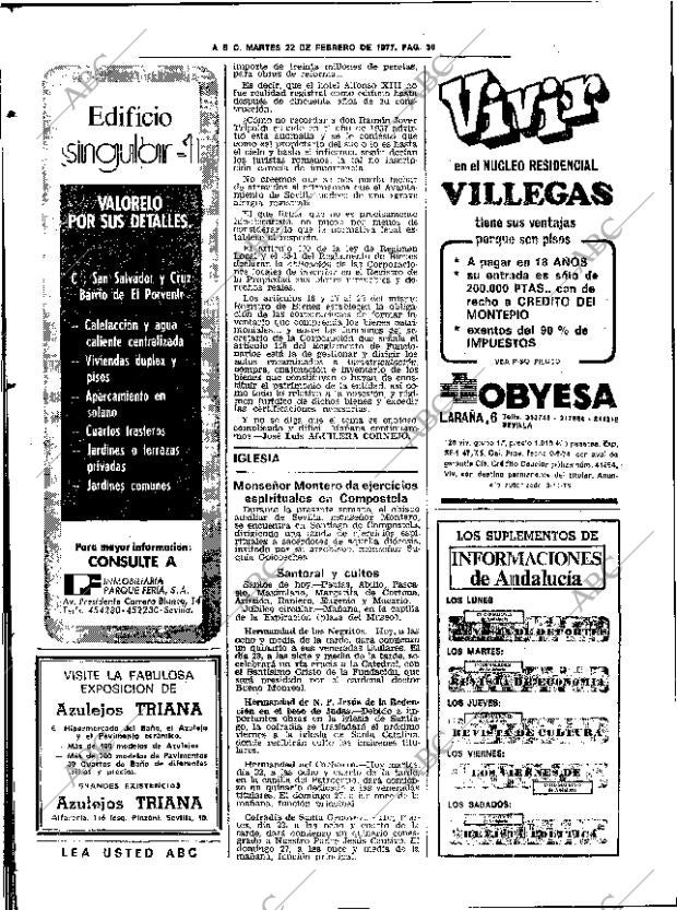 ABC SEVILLA 22-02-1977 página 66