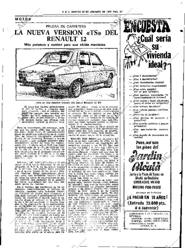 ABC SEVILLA 22-02-1977 página 67