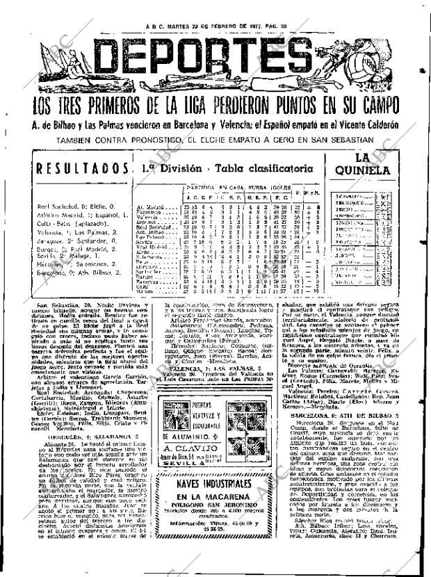 ABC SEVILLA 22-02-1977 página 69