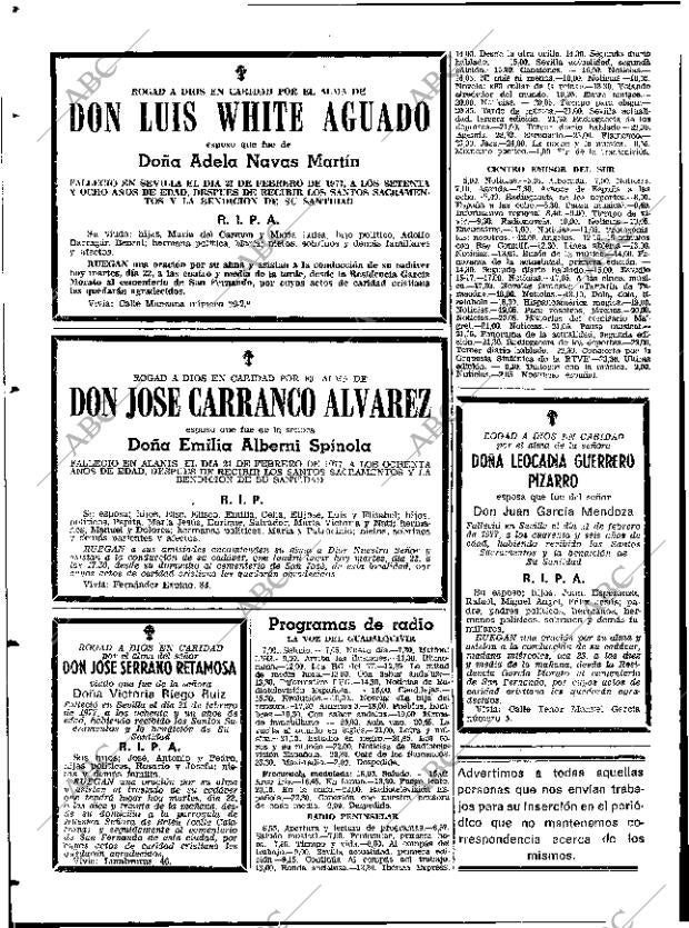 ABC SEVILLA 22-02-1977 página 92