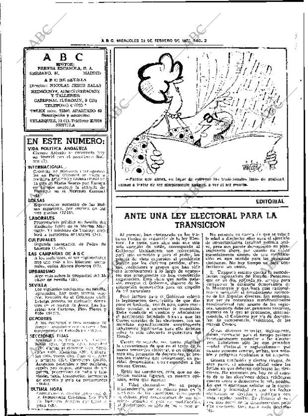 ABC SEVILLA 23-02-1977 página 16