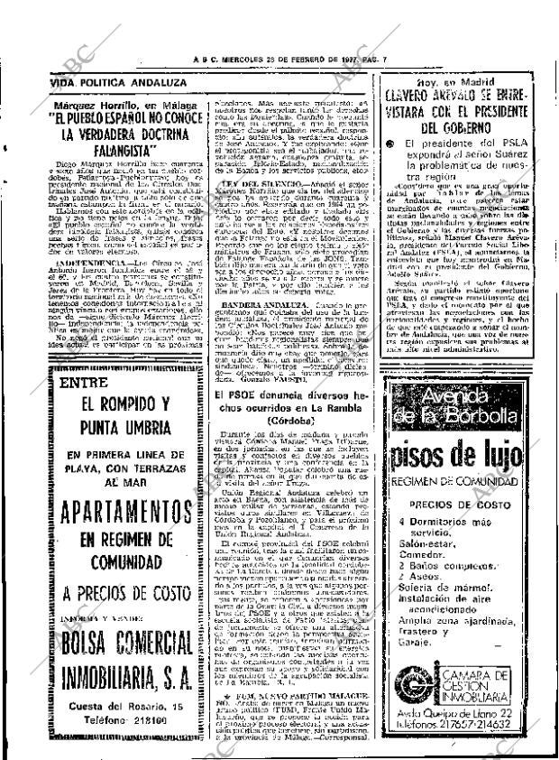 ABC SEVILLA 23-02-1977 página 21