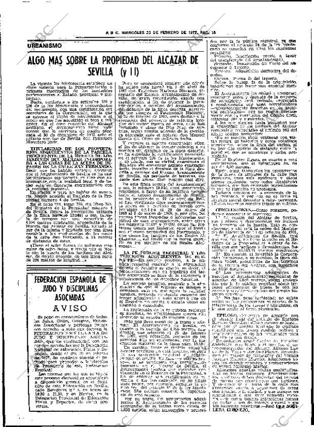 ABC SEVILLA 23-02-1977 página 32