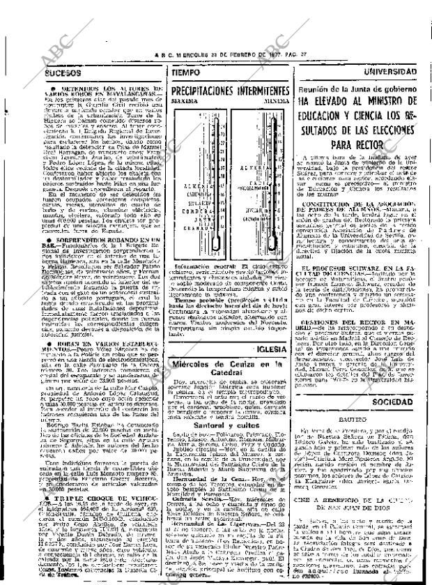 ABC SEVILLA 23-02-1977 página 41