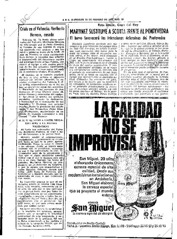ABC SEVILLA 23-02-1977 página 47