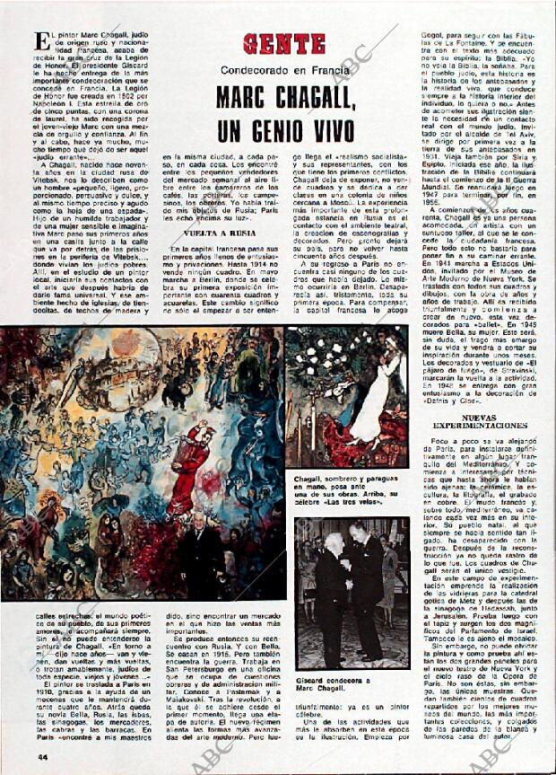 BLANCO Y NEGRO MADRID 23-02-1977 página 44