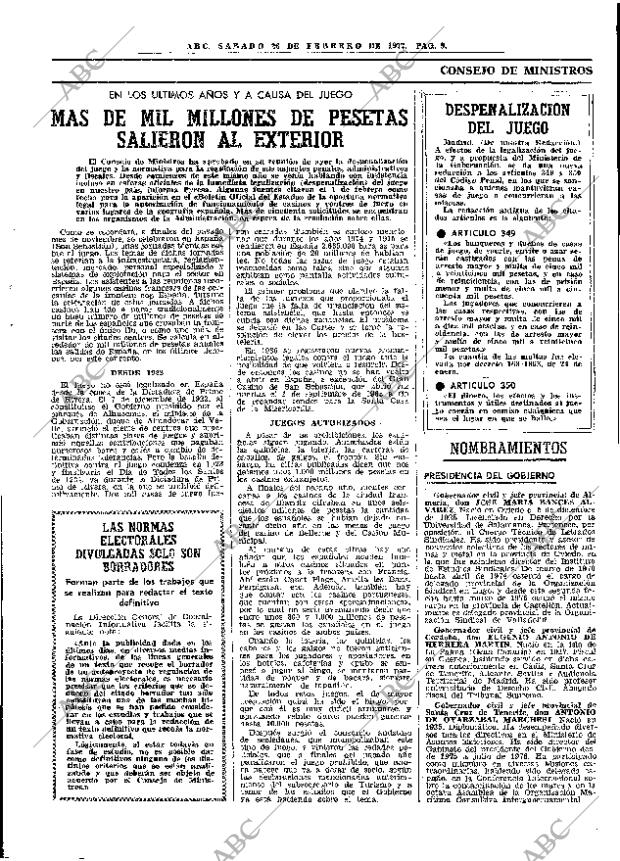 ABC MADRID 26-02-1977 página 21