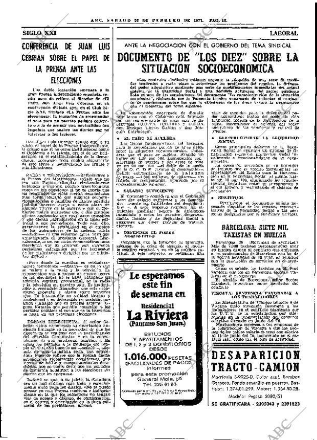 ABC MADRID 26-02-1977 página 27