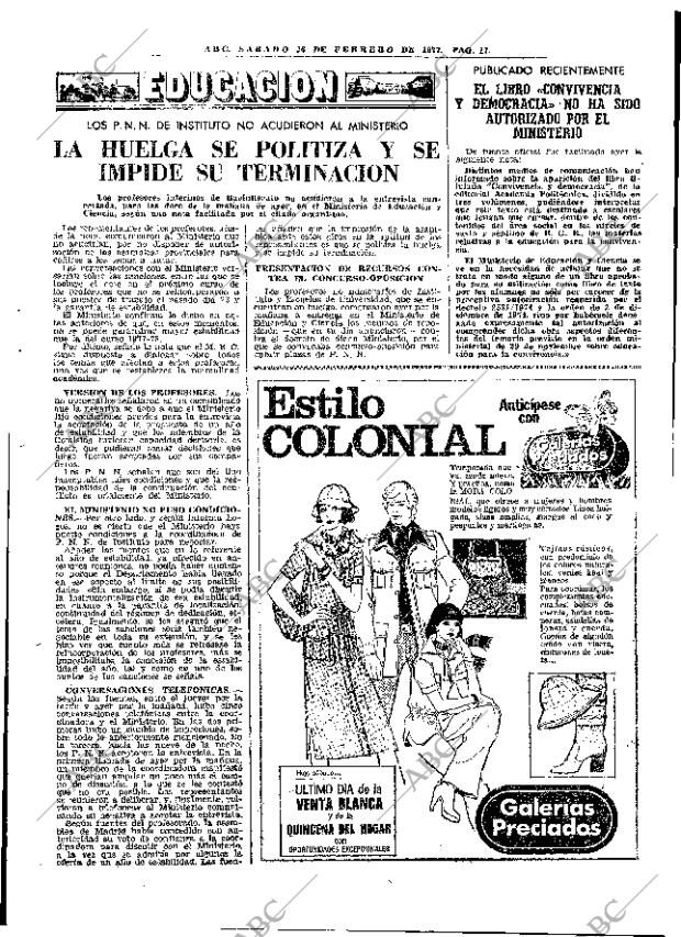 ABC MADRID 26-02-1977 página 29