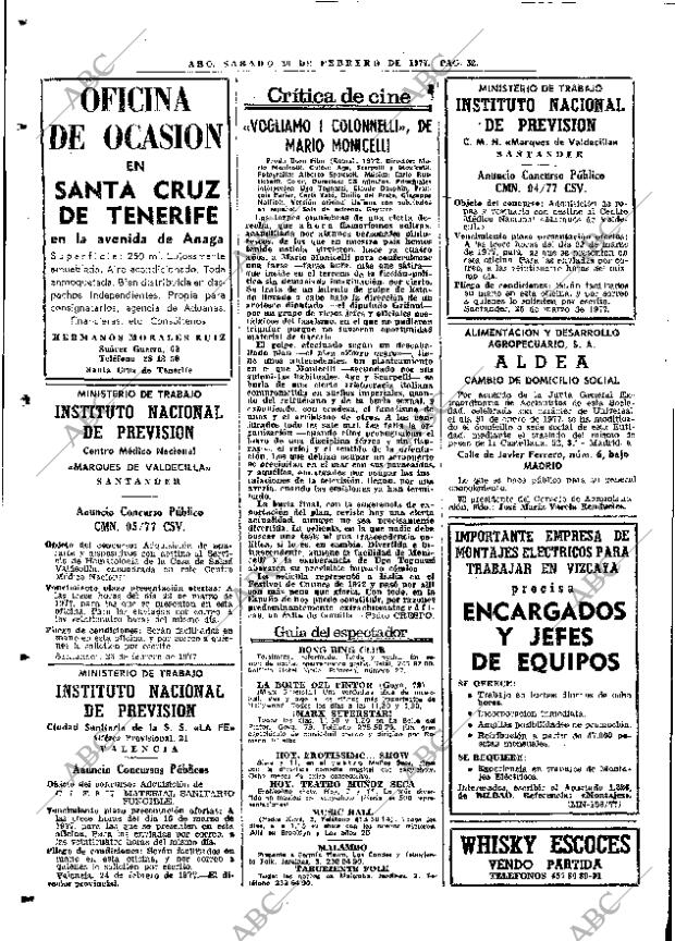 ABC MADRID 26-02-1977 página 64