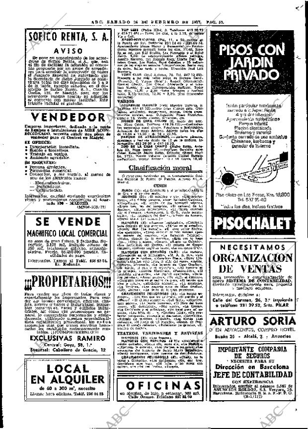 ABC MADRID 26-02-1977 página 69