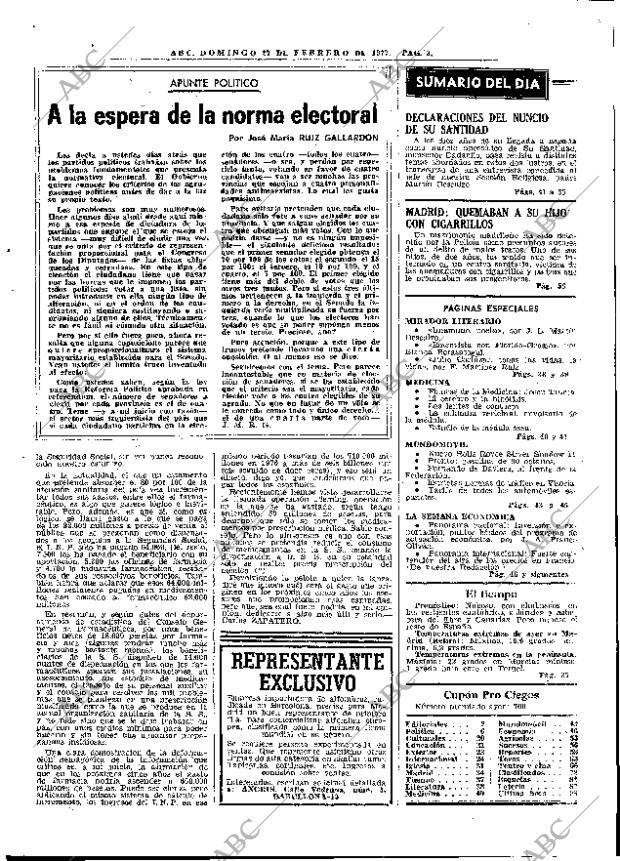ABC MADRID 27-02-1977 página 15