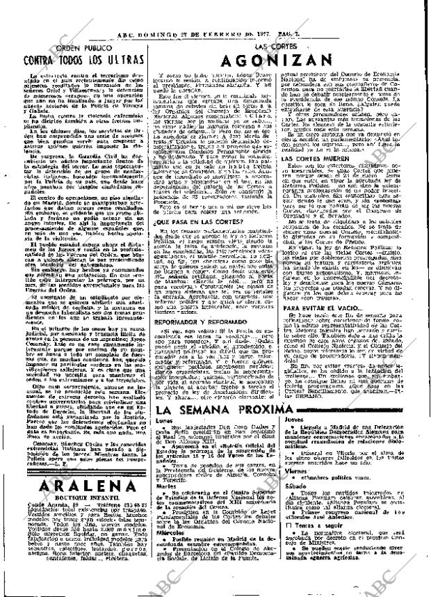 ABC MADRID 27-02-1977 página 19