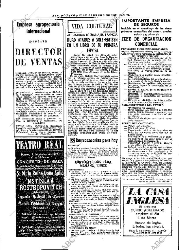 ABC MADRID 27-02-1977 página 32
