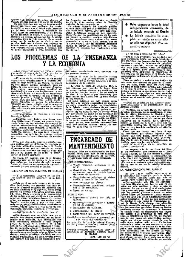 ABC MADRID 27-02-1977 página 44