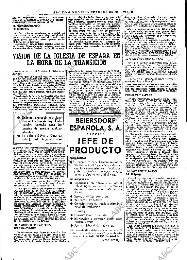 ABC MADRID 27-02-1977 página 45