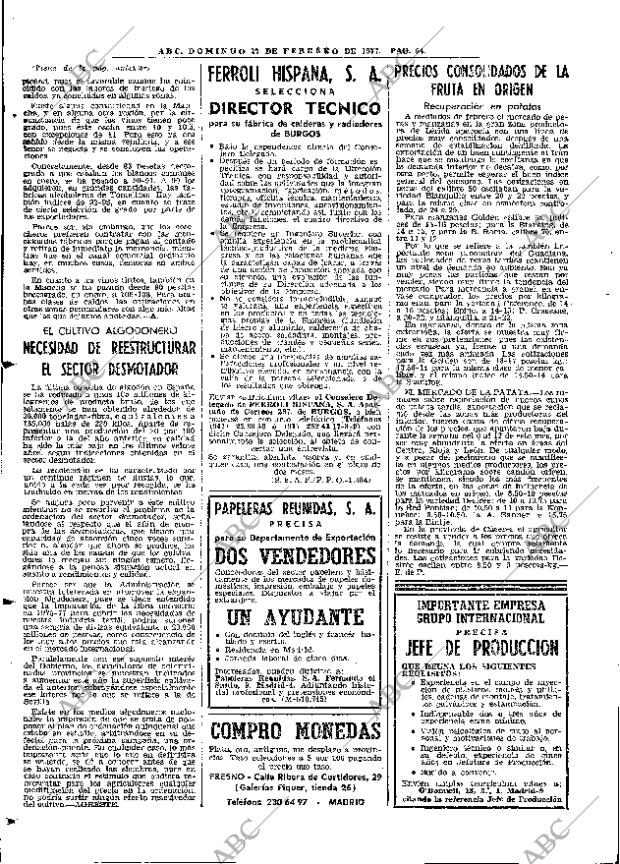 ABC MADRID 27-02-1977 página 66