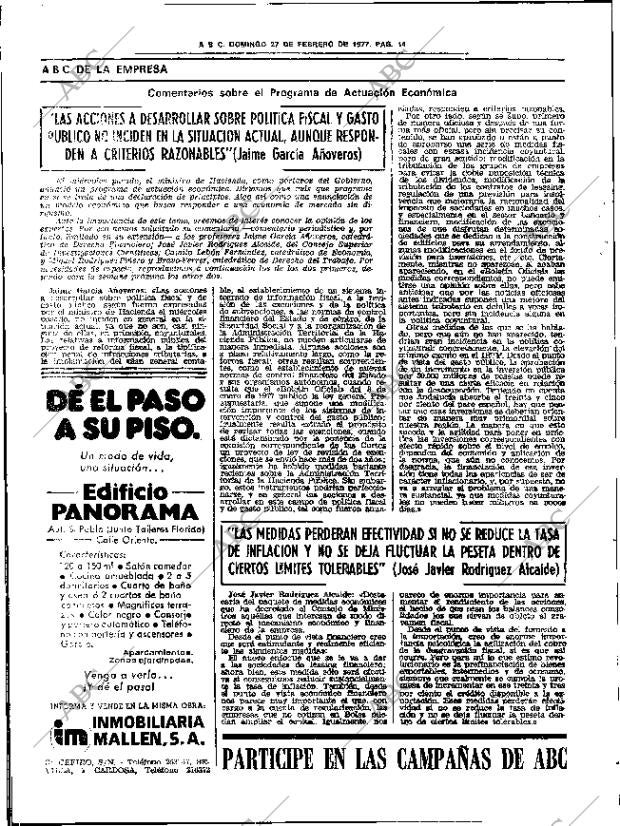 ABC SEVILLA 27-02-1977 página 28