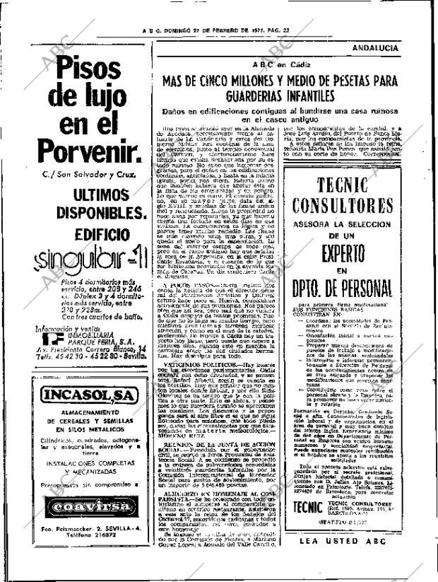 ABC SEVILLA 27-02-1977 página 36