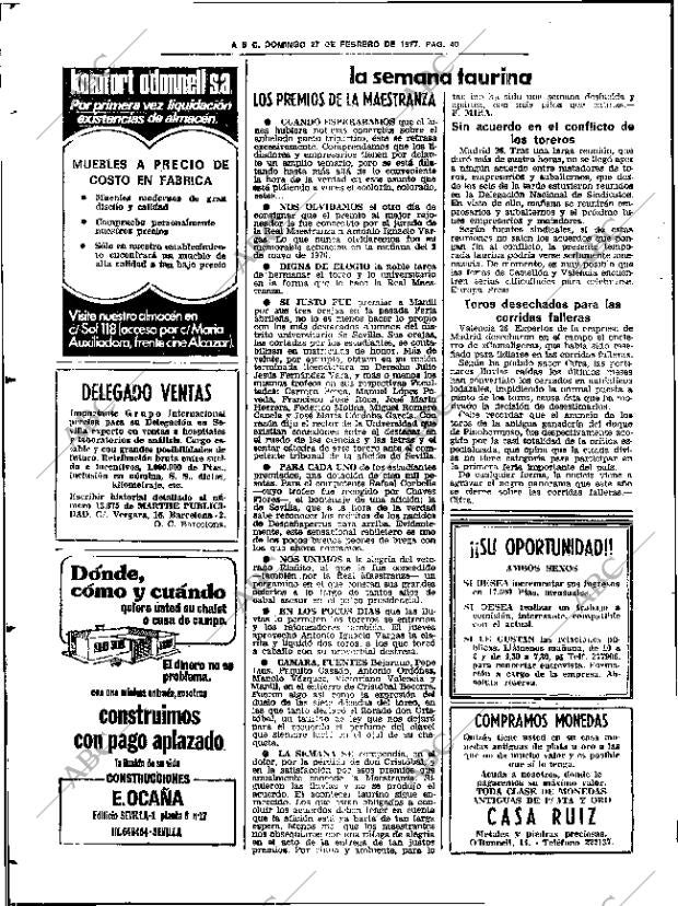 ABC SEVILLA 27-02-1977 página 54