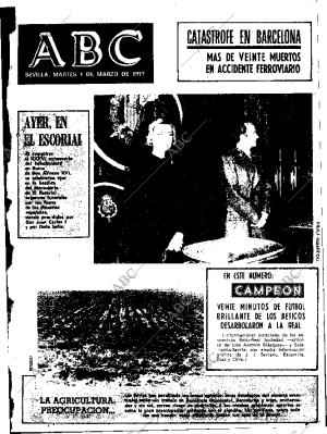 ABC SEVILLA 01-03-1977 página 1