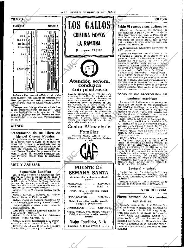 ABC SEVILLA 17-03-1977 página 45