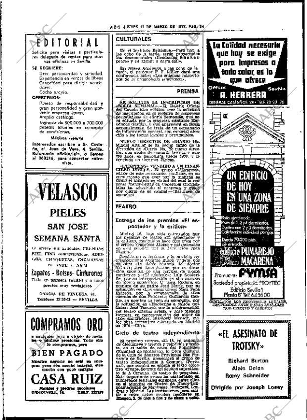 ABC SEVILLA 17-03-1977 página 48