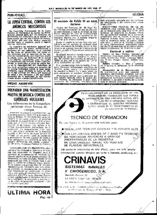 ABC SEVILLA 23-03-1977 página 35