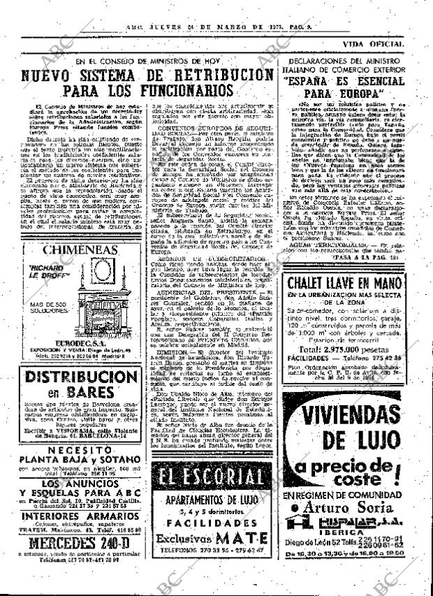 ABC MADRID 24-03-1977 página 25