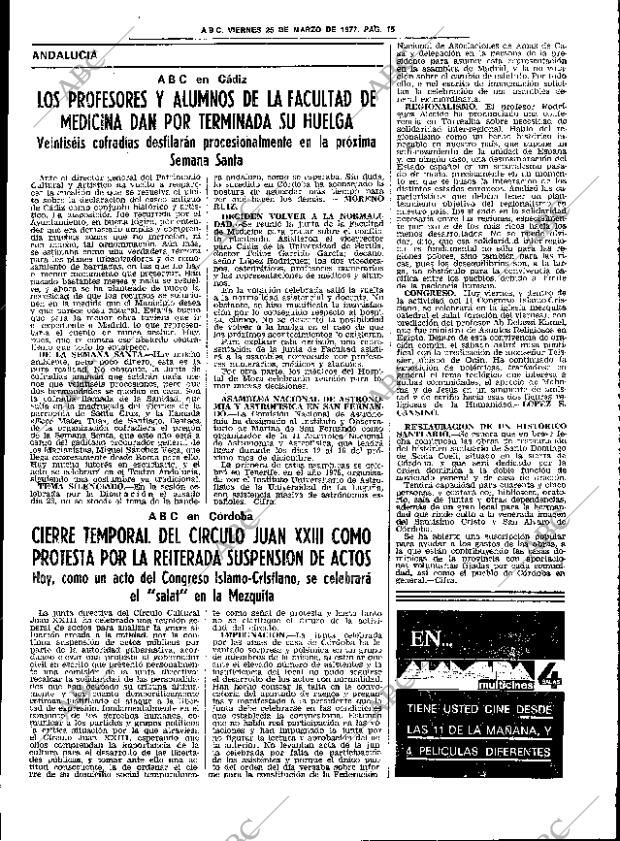 ABC SEVILLA 25-03-1977 página 23