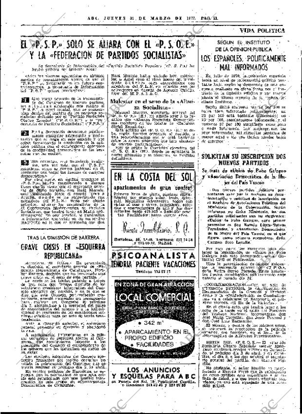 ABC MADRID 31-03-1977 página 23