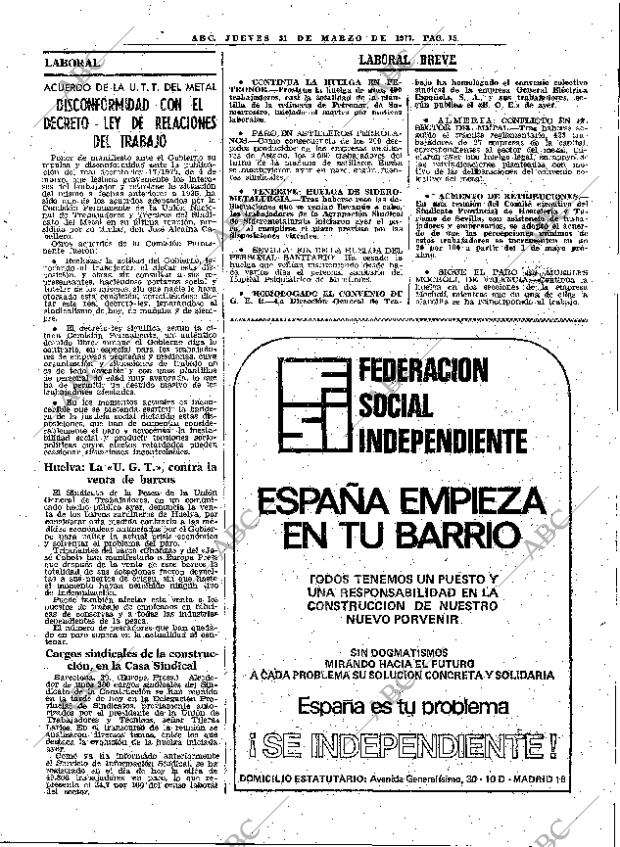 ABC MADRID 31-03-1977 página 27