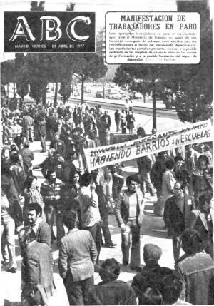 ABC MADRID 01-04-1977 página 1