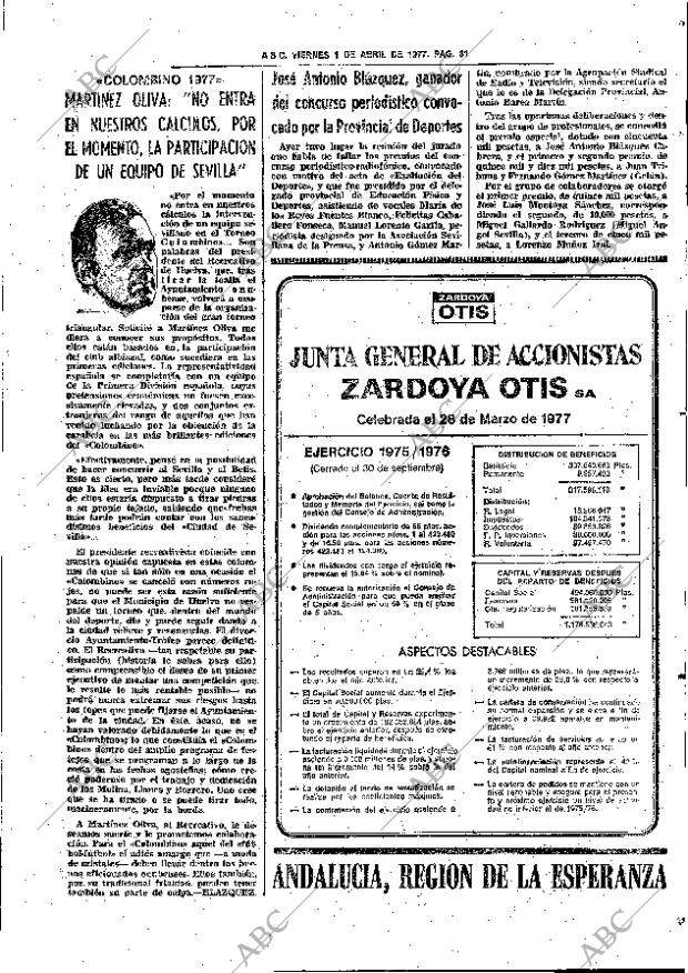 ABC SEVILLA 01-04-1977 página 39