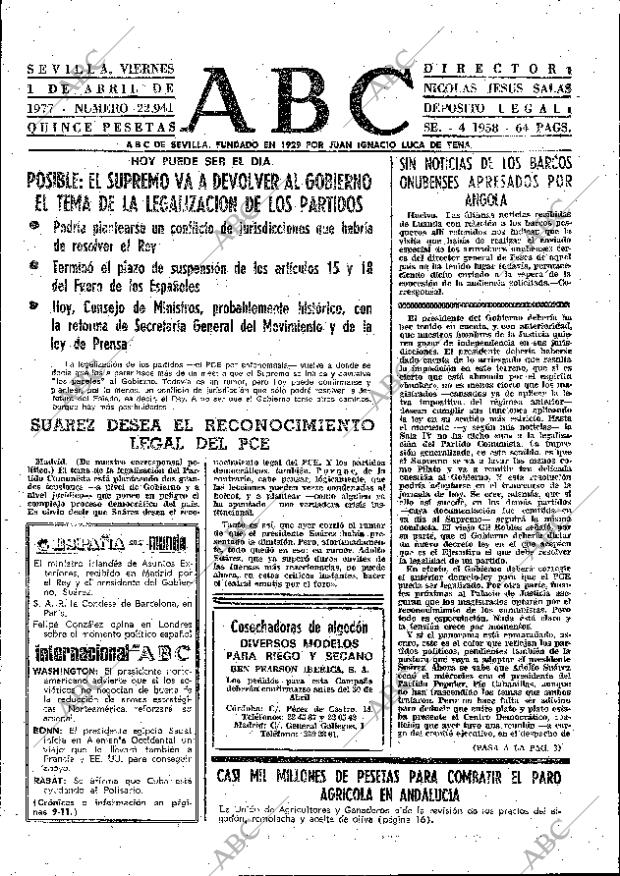 ABC SEVILLA 01-04-1977 página 9