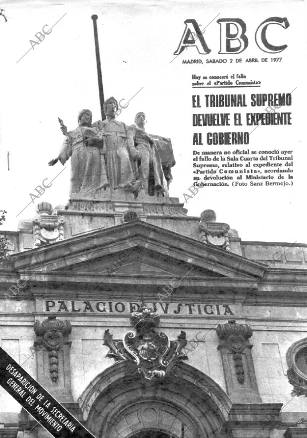 ABC MADRID 02-04-1977 página 1